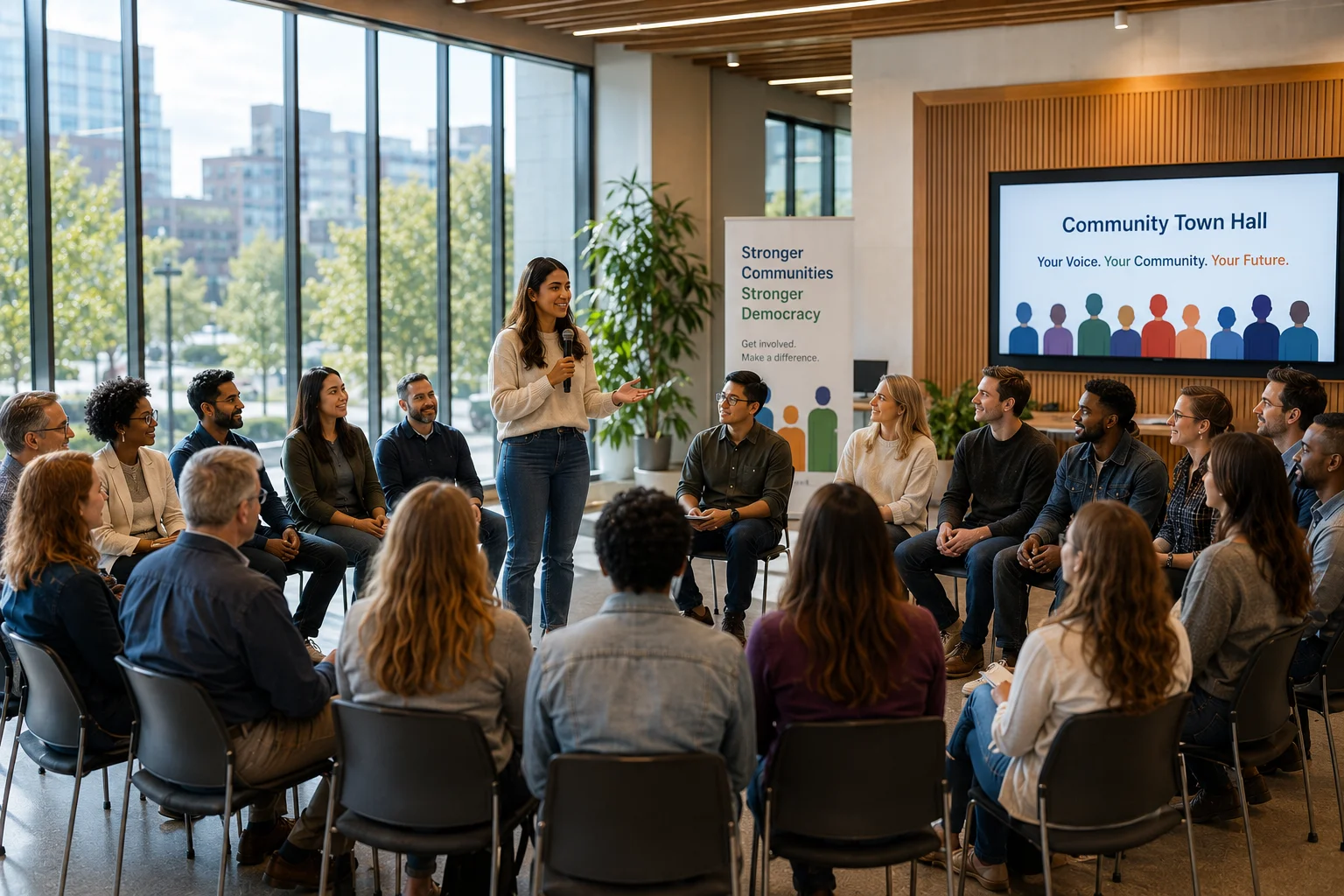 Lokale Stimmen, gemeinsame Entscheidungen.